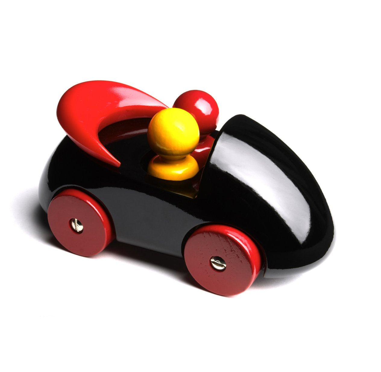 Voiture cabriolet Streamliner noire